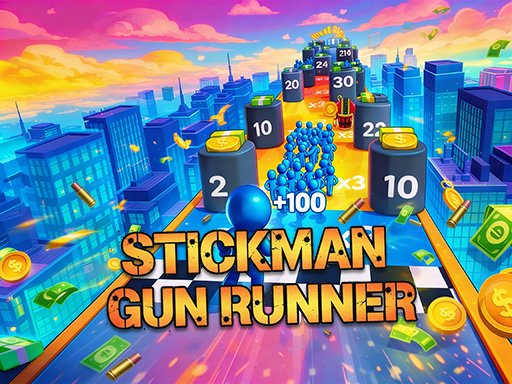 Stickman Gun Runner: Shoot 'Em Up