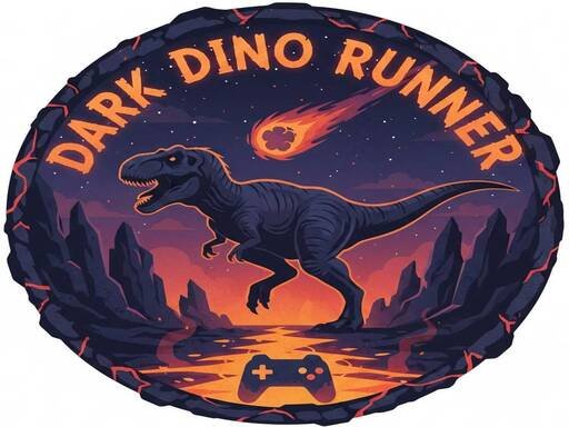 Dark Dino Run: Night Adventure