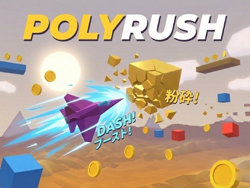 Poly Rush: Fast Arcade Flight