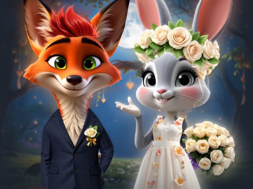 Cute Animal Wedding Dress Up
