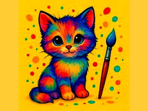 BTS Kitty Coloring Fun