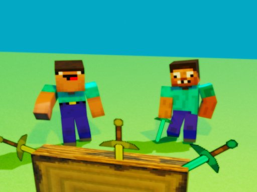 Noob vs Pro: Minecraft Knife Action